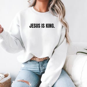 Christian Merch Sweatshirt, Religious Apparel, Christian Gift, Inspirational Clothing, Faith Wear, Christian Clothing