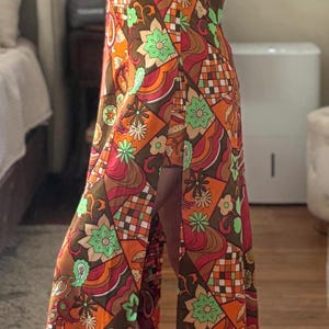 Vintage 1970s Dress and Shorts Set - sz small
