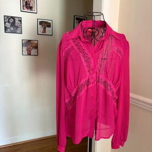 ヴィンテージ Y2K シアーブラウス