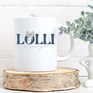 Personalized Lolli Gift Idea, Lolli Coffee Mug (11oz & 15oz), Gift from Grandkids, Mother&#39;s Day Gifts, Mug for Grandma