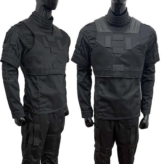 Handmade Mando Inspired Cosplay Outfit: Black Bounty Hunter Costume Set