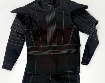Costume da super commando invecchiato, realizzato a mano: tuta da volo cosplay personalizzata