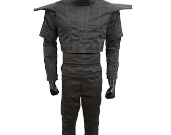 Sci-Fi Bounty Hunter Costume: Handmade Flight Suit with Flak Vest