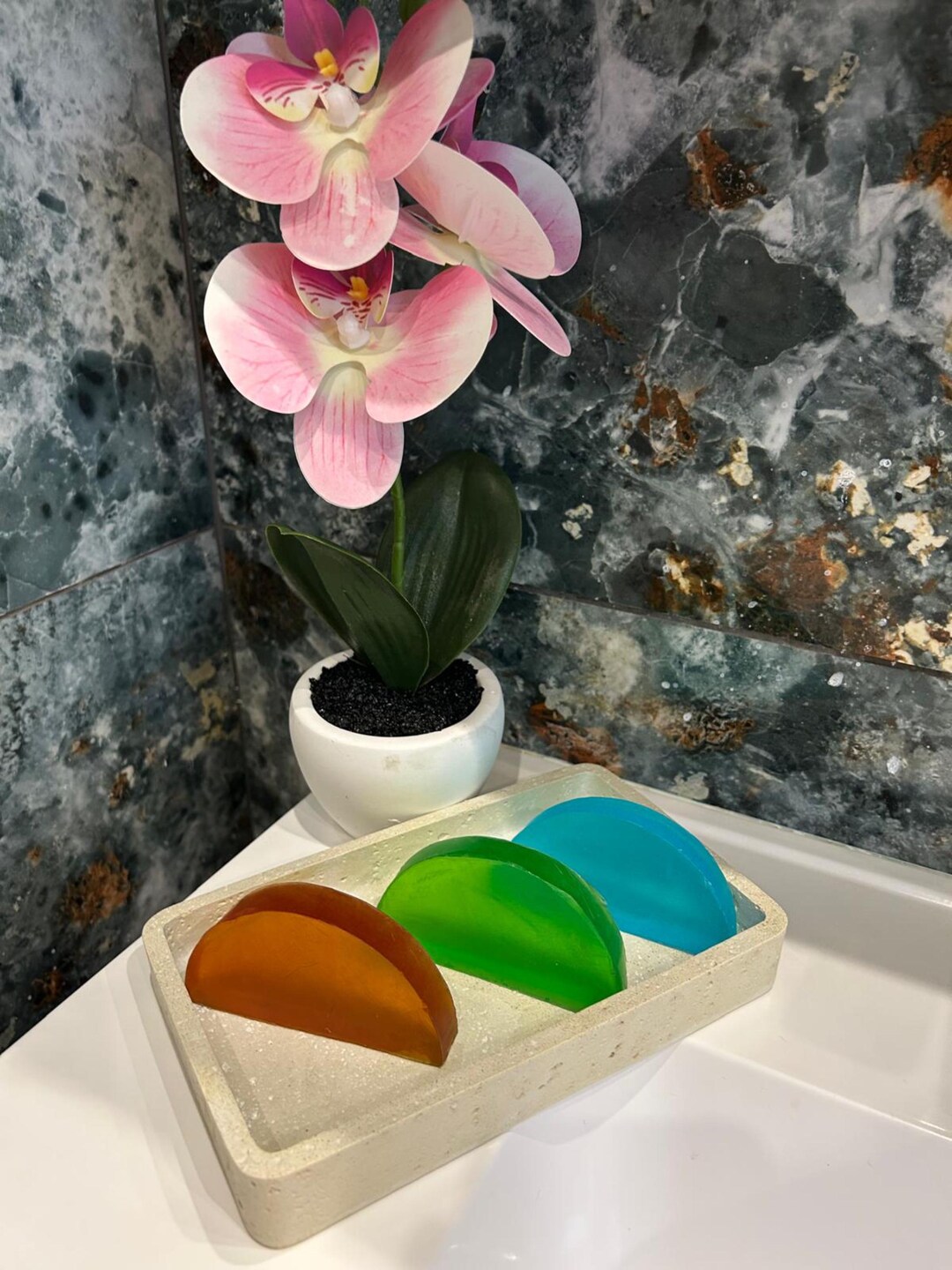 Handmade Glycerin Soap Bars – Hand and Body Soap - 10×50g (5 Scents ...