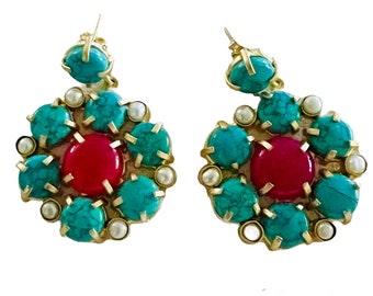 Flower Cluster Earrings