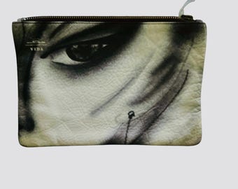 Noir Leather Clutch