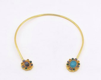 Lotus Collar Necklace