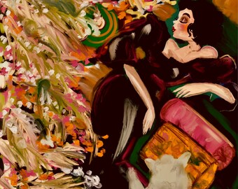 Fashion Illustration Print: Signed Archival Matte Art