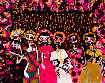 Impresión Giclée de Catrina (18x24)