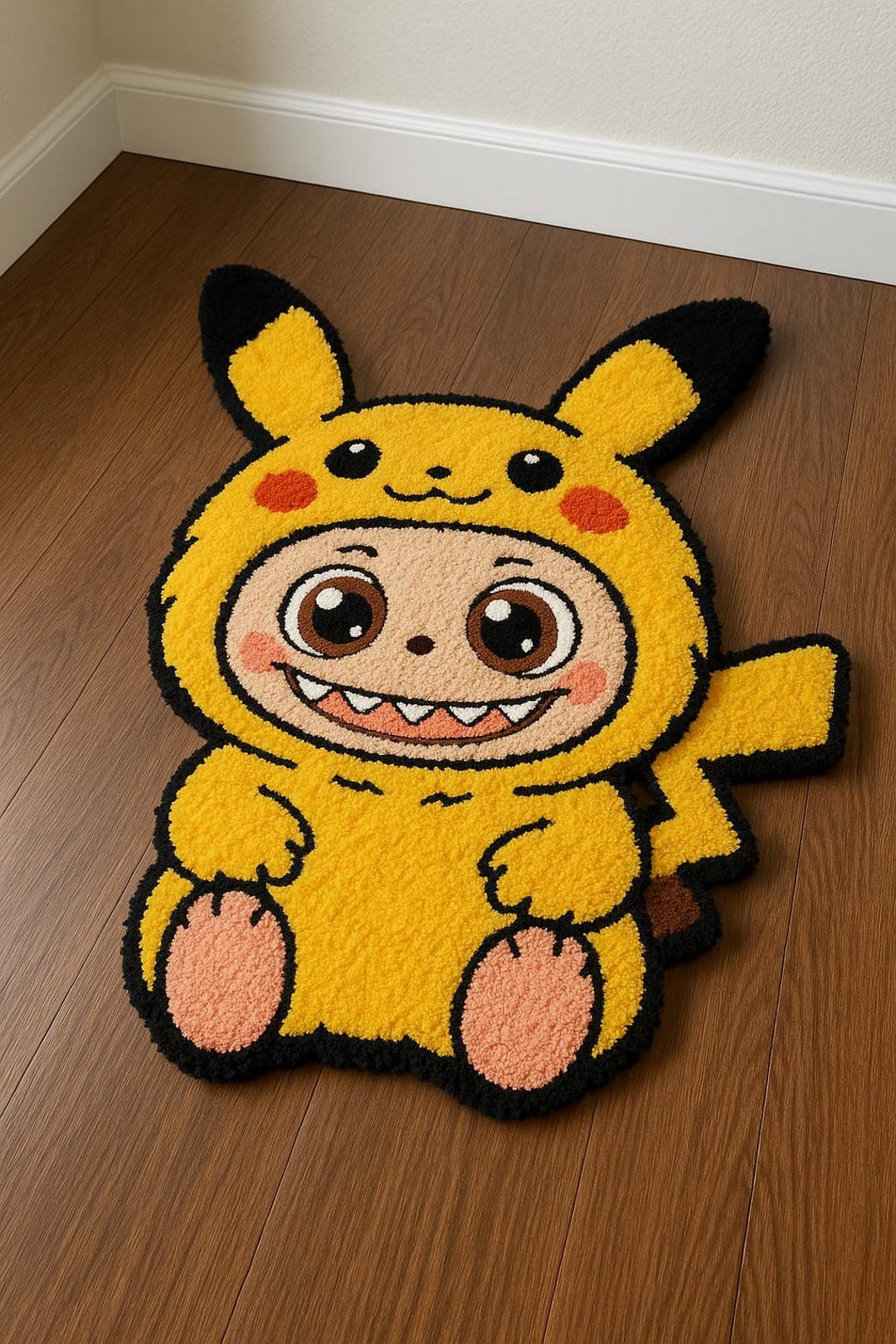 Labubu Keyboard Rug Anime Labubu Tufted Rug, 3D Funny Carpet, Cute Room Decor, Unique ...