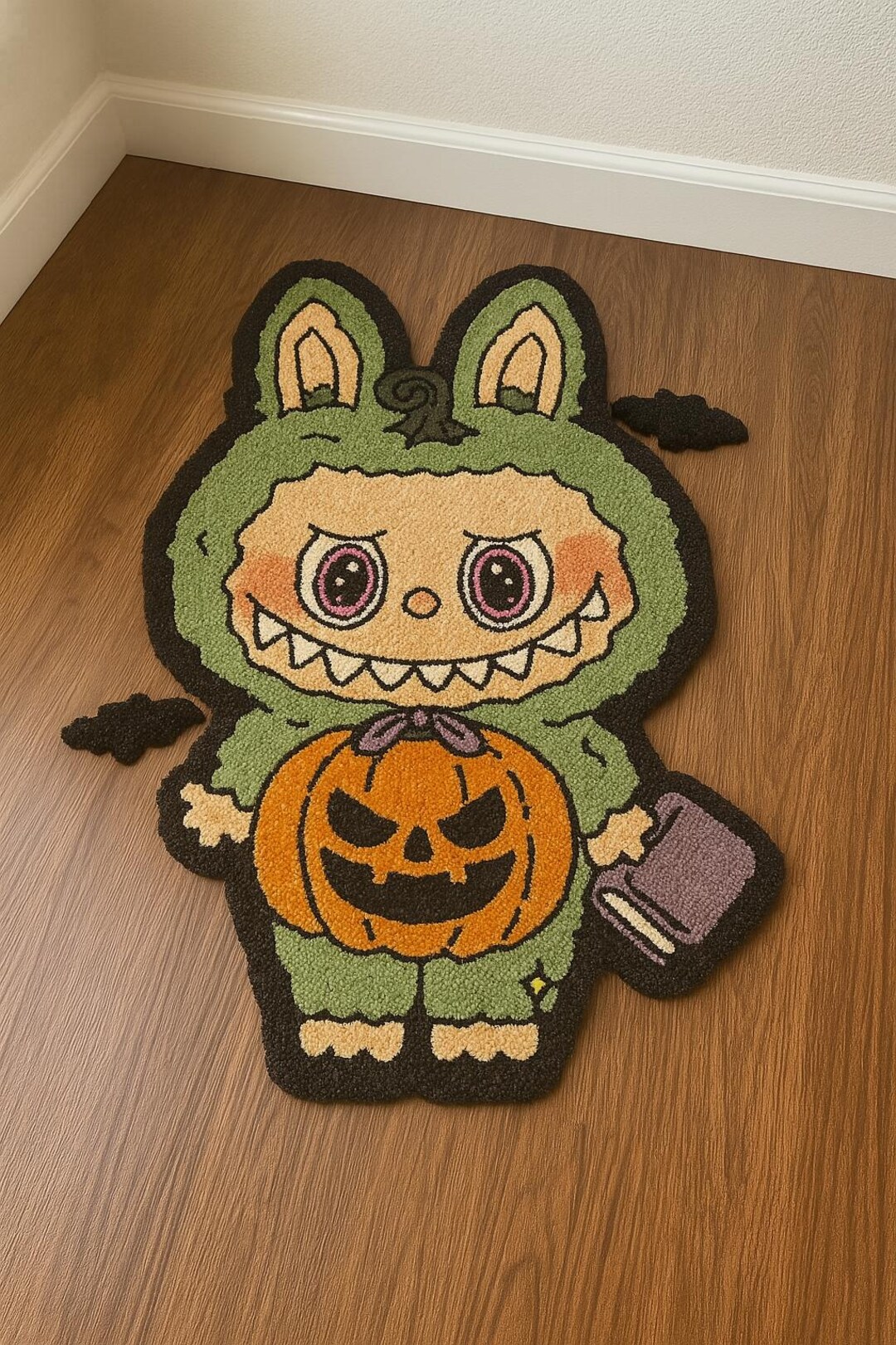 Labubu Rug Halloween Labubu Tufted Rug, 3D Rugs, Funny Room Decor, Unique Home ...