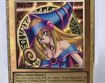 Dark Magician Girl (Carbon Fiber YGO Orica Card)