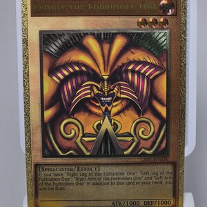 Exodia, The Forbidden One Entire Set (Carbon Fiber YGO Orica Card)