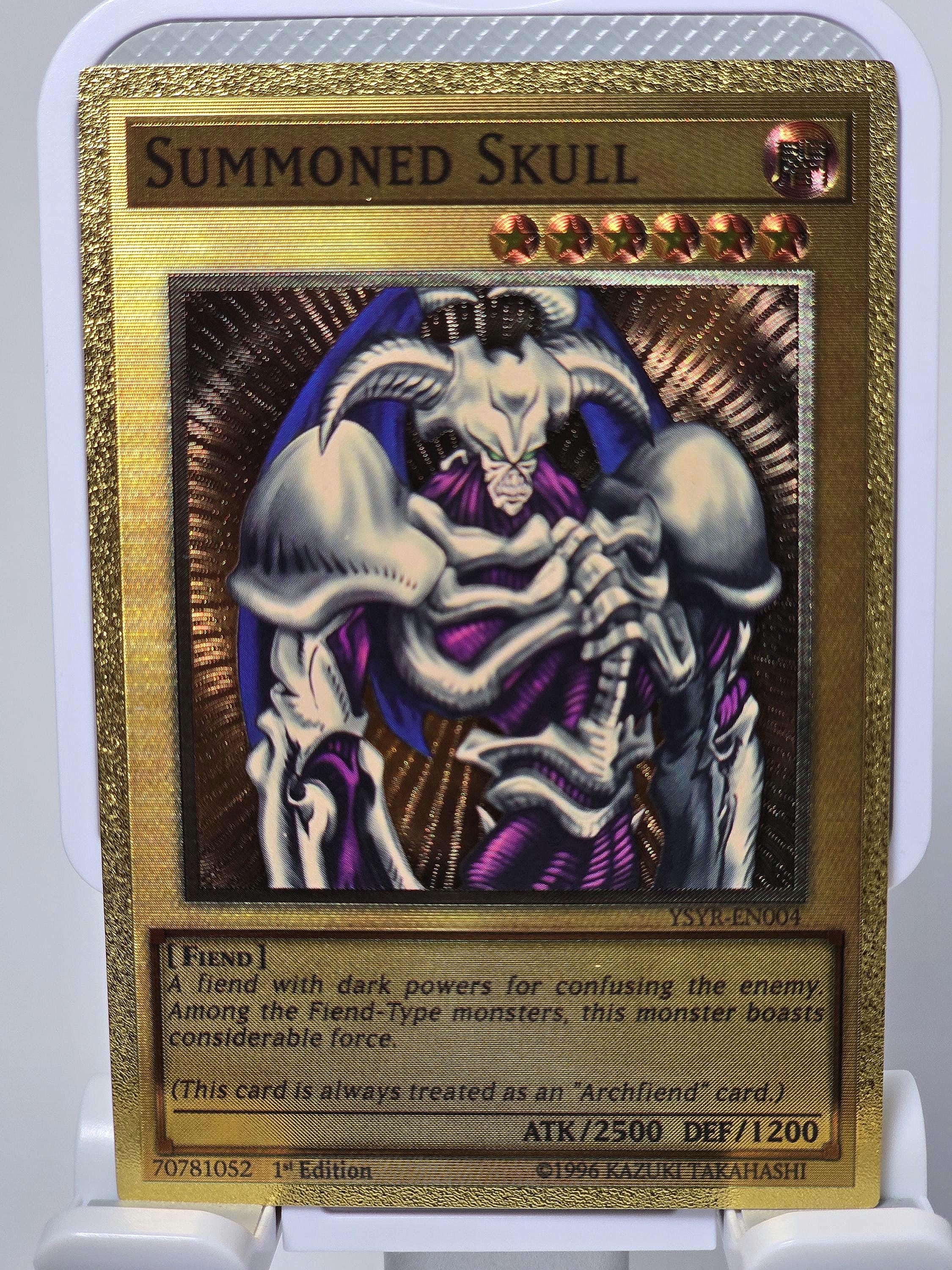 Summoned Skull (carbon Fiber YGO Orica Card) - Etsy