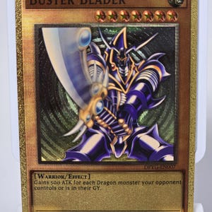 Buster Blader (Carbon Fiber YGO Orica Card)