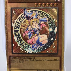 Dark Magician Girl (Carbon Fiber YGO Orica Card)