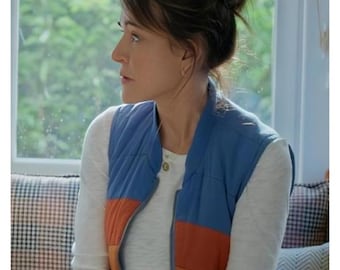 Shrinking S3 Christa Miller Colorblock Puffer Vest