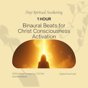 Battements binauraux d'une heure : activation de la conscience christique (téléchargement numérique)