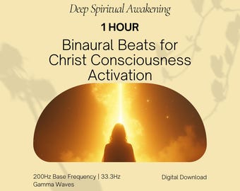 1 uur binaural beats: Christusbewustzijnactivering (digitale download)