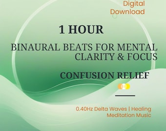 Binaural beats: 1 uur mentale helderheid en focus (digitale download)