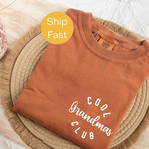 Maglietta Comfort Colors® Cool Grandmas Club, regalo per la nonna, maglietta della nonna migliore, maglietta per la festa della mamma, maglietta della nonna, regalo dai nipoti