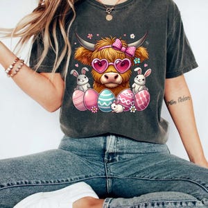 Comfort Colors® Easter Cow Shirt, Heifer Easter Day Shirt, Funny Easter Shirt, Gift For Easter, Easter Animal Shirt, Cute Easter Shirt