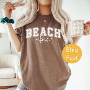 Comfort Colors® Beach Ribin Shirt, Funny Beach Girl Tee, Hot Girl Summer Shirt, Sassy Coastal Aesthetic Shirt, Sarcastic Summer Graphic Tee