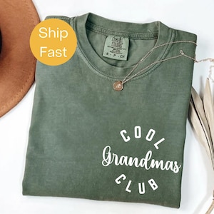 Maglietta Comfort Colors® Cool Grandmas Club, regalo per la nonna, maglietta della nonna migliore, maglietta per la festa della mamma, maglietta della nonna, regalo dai nipoti