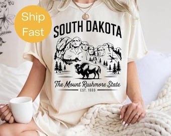 Comfort Colors Mount Rushmore Shirt – South Dakota Travel Tee