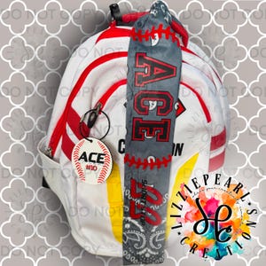 Spirit, Sports Bandana, Backpack Bandanas. Team gifts, Matching Team. Sport bags, backpacks, purse flare. Cheer, Dance, Sports, Band, etc.