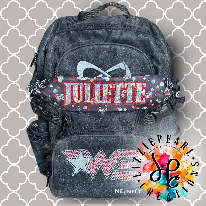 Vinyl Sparkle Spirit Bandana, Custom Backpack Flair - Etsy