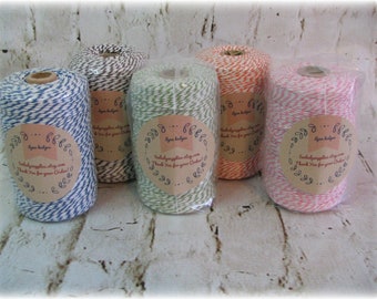 Bakers Cotton Butcher String Twine: 2 ply, Packaging Gift Wrap Craft Twine You Pick