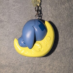 Stitch on the Moon Keyring / Bag Charms (Extra Long) - Stitch & Angel Celestial Collection image 10