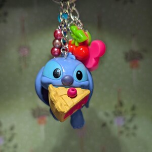 Stitch Sweeties Keyring / Bag Charms - Stitch & Angel Foodie Collection image 13