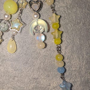 Stitch on the Moon Keyring / Bag Charms (Extra Long) - Stitch & Angel Celestial Collection image 12