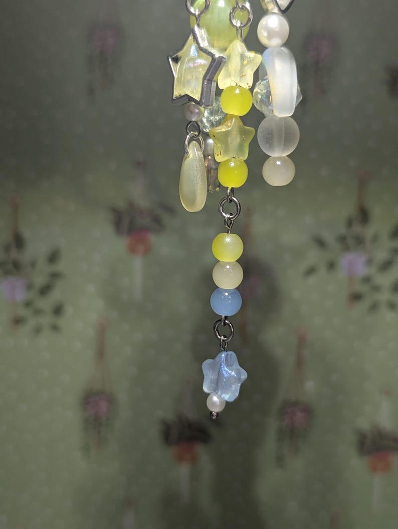 Stitch on the Moon Keyring / Bag Charms (Extra Long) - Stitch & Angel Celestial Collection image 14