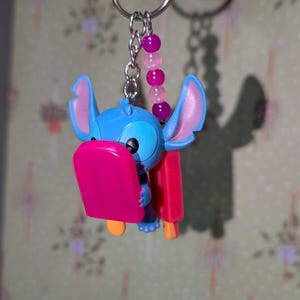 Stitch Sweeties Keyring / Bag Charms - Stitch & Angel Foodie Collection image 17