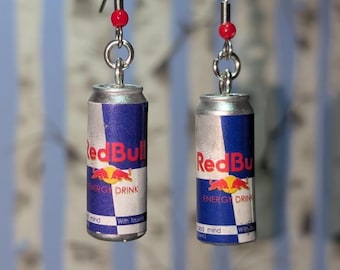 Red Bull Ohrringe - Edelstahl Haken
