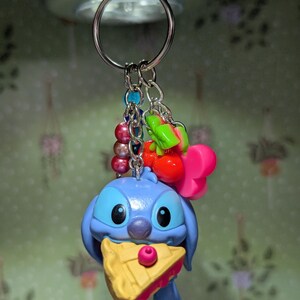 Stitch Sweeties Keyring / Bag Charms - Stitch & Angel Foodie Collection image 14
