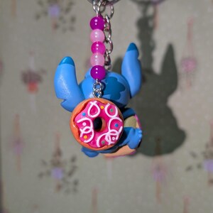 Stitch Sweeties Keyring / Bag Charms - Stitch & Angel Foodie Collection image 9