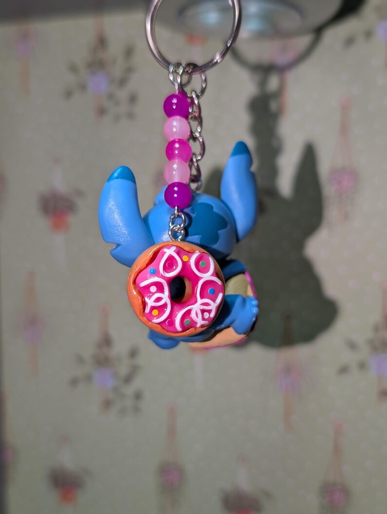 Stitch Sweeties Keyring / Bag Charms - Stitch & Angel Foodie Collection image 9