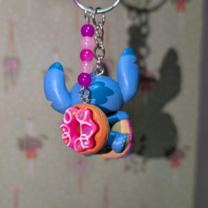 Stitch Sweeties Keyring / Bag Charms - Stitch & Angel Foodie Collection image 10