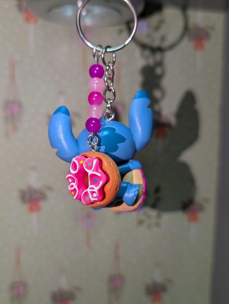 Stitch Sweeties Keyring / Bag Charms - Stitch & Angel Foodie Collection image 10