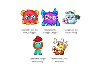 Moshling Keyrings - Mythies