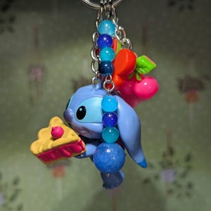 Stitch Sweeties Keyring / Bag Charms - Stitch & Angel Foodie Collection image 12