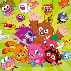 Moshi Monsters Schlüsselanhänger - DIE MONSTER