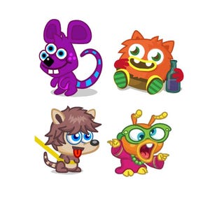 Moshi Monsters Keyrings