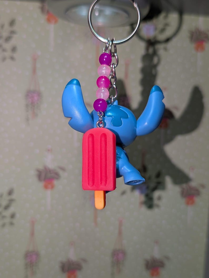 Stitch Sweeties Keyring / Bag Charms - Stitch & Angel Foodie Collection image 19