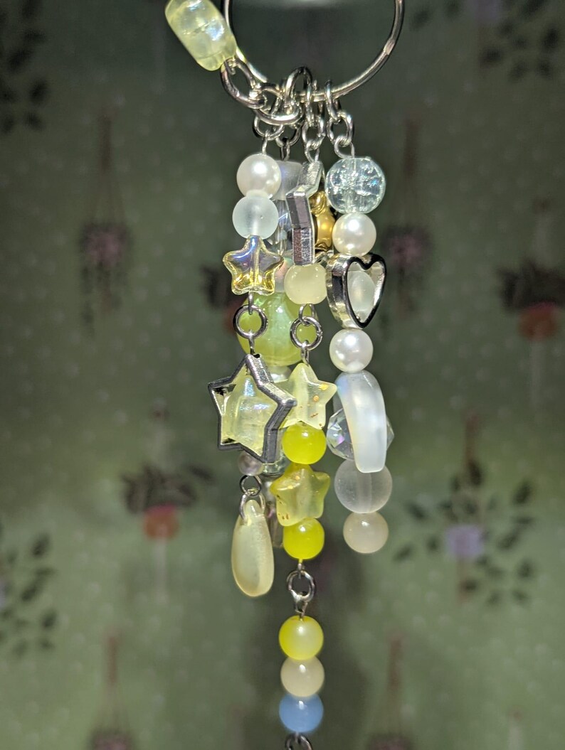 Stitch on the Moon Keyring / Bag Charms (Extra Long) - Stitch & Angel Celestial Collection image 15