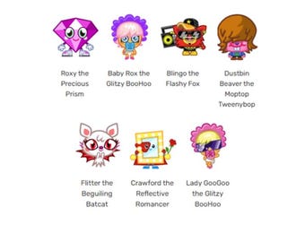 Moshling Keyrings - Secrets